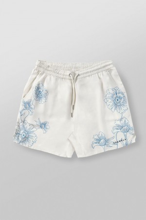 Young LA 1006 - Miami Sunset Shorts White | Australia KOBGV-6457