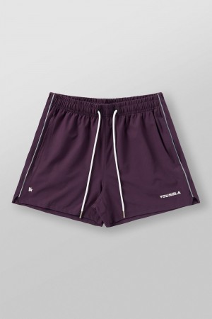 Young LA 1021 - Leg Day Shorts Purple | Australia IOTQM-8364