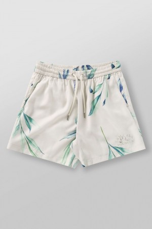 Young LA 1038 - Lah Casa Shorts White | Australia NVJFI-0675