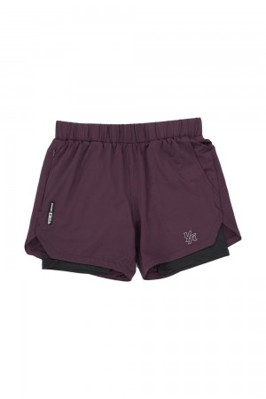 Young LA 105 Compression Shorts 2.0 Burgundy | Australia ZIJGB-1570