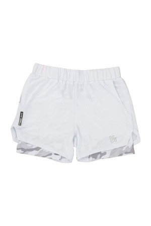 Young LA 105 Compression Shorts 2.0 White | Australia TMEXI-9186