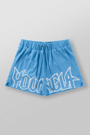 Young LA 1109 - All-Star Shorts Blue | Australia PNBKE-1968