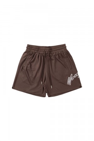 Young LA 117 Sig Shorts Brown | Australia VZXGQ-9587