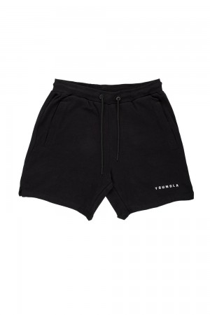 Young LA 118 The Perfect Shorts Black | Australia LEFWY-6540