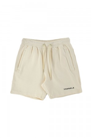 Young LA 118 The Perfect Shorts Cream | Australia FEMAO-1860