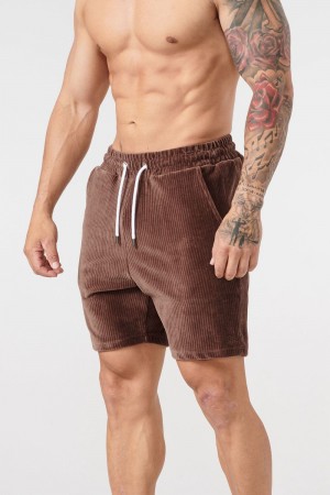 Young LA 119 Cord Collection - Shorts Dark Brown | Australia LCVFW-2317