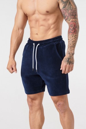 Young LA 119 Cord Collection - Shorts Navy | Australia EJFNZ-5019