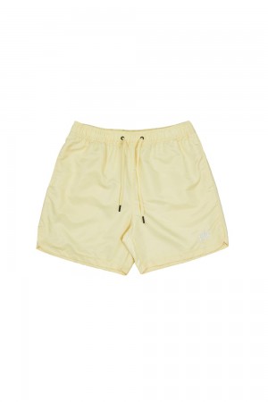 Young LA 123 Pastel Flow Shorts Beige | Australia CONGE-8745