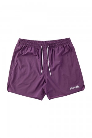 Young LA 131 The Finest Shorts Purple | Australia XRZUH-0234