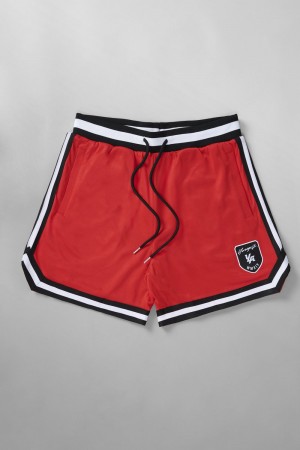 Young LA 133 Home Plate Shorts Red | Australia PFQDJ-5607