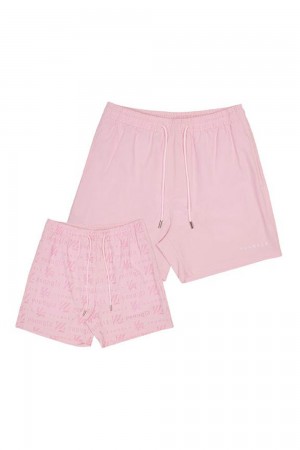 Young LA 136 - Reveal Swim Shorts Pink | Australia JQYZE-7648