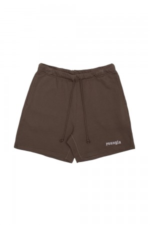 Young LA 139 Earthy Collection - Shorts Brown | Australia WCUVM-6731