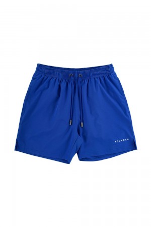 Young LA 140 Frooty Swim Shorts Dark Blue | Australia DBVCT-5706