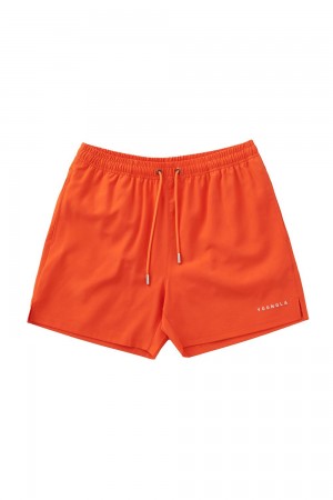 Young LA 140 Frooty Swim Shorts Orange | Australia UPVKQ-8409