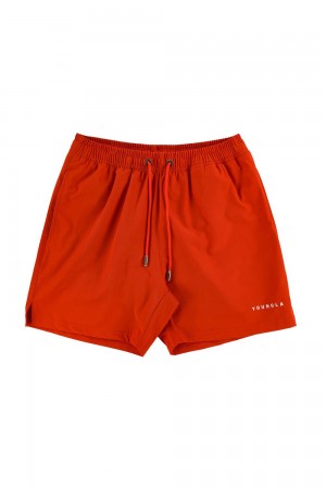 Young LA 140 Frooty Swim Shorts Red | Australia EJPVL-6271