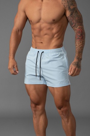 Young LA 143 Short Short Swim Shorts Blue | Australia NCJLA-7938