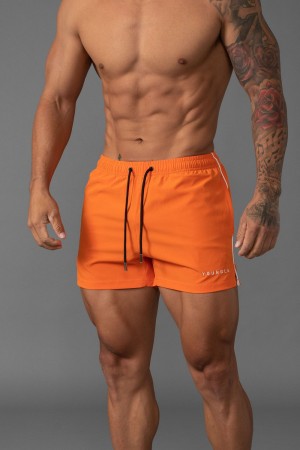 Young LA 143 Short Short Swim Shorts Orange | Australia RGKVS-3948