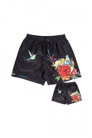 Young LA 150 After Party Shorts Black | Australia RYCMQ-3498