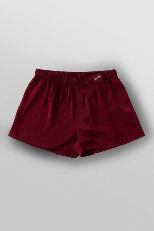 Young LA 151 - Dreamer Shorts Burgundy | Australia FQIHM-9267