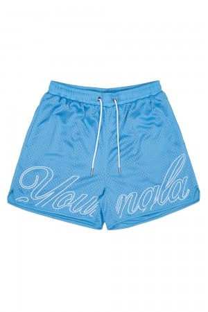 Young LA 155 Championship Shorts Blue | Australia LJQAN-1823