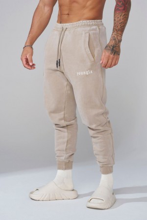 Young LA 2022 - Love Sets - Joggers Beige | Australia DSKLE-0759