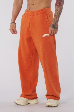 Young LA 2088 - New Wave Baggy Sweats Orange | Australia MNZLA-0819