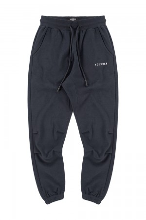 Young LA 210 Kick-Back Joggers Dark Grey | Australia ZIVSX-6410