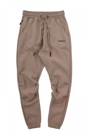 Young LA 210 Kick-Back Joggers Khaki | Australia KCPZB-9213