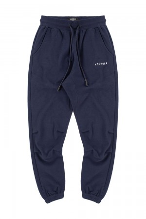 Young LA 210 Kick-Back Joggers Navy | Australia XMBER-4082