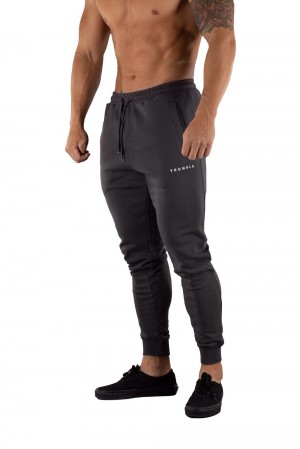 Young LA 213 Elite Joggers Dark Grey | Australia IFEVL-5192