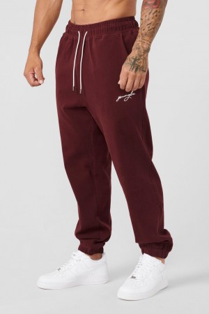 Young LA 219 Chill Cloud Joggers Burgundy | Australia SQJFK-5718