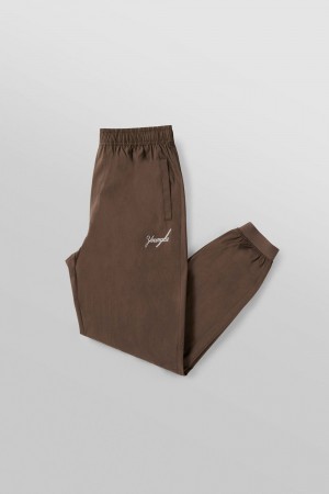 Young LA 225 - Airwave Joggers Dark Brown | Australia FTRSG-4792