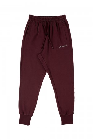 Young LA 228 Cloud Joggers Burgundy | Australia EPVCQ-7982