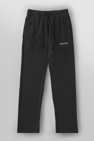 Young LA 230 - No Cuff Thermal Pants Black | Australia BLJGS-0918