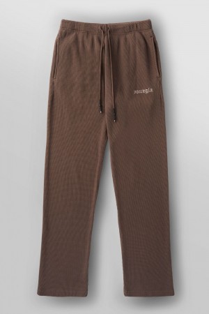 Young LA 230 - No Cuff Thermal Pants Brown | Australia QLNUF-0158