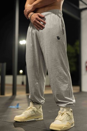 Young LA 231 Pump Cover Joggers Light Grey | Australia PZWVB-6321