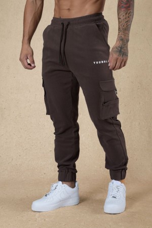 Young LA 240 Cloud Rambo Joggers Brown | Australia UTLRG-4721