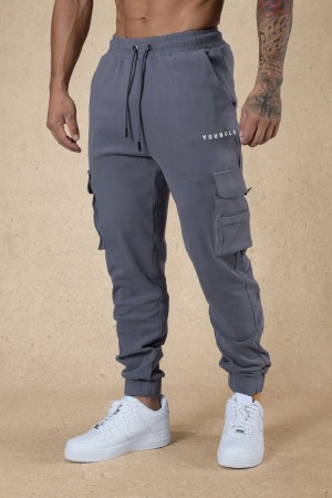 Young LA 240 Cloud Rambo Joggers Grey | Australia SOGWE-4065