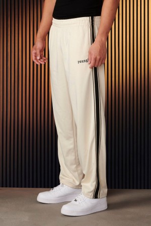 Young LA 241 - Warm Up Pants Cream | Australia LMCDZ-1783