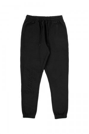 Young LA 245 Autograph Joggers Black | Australia DBYNW-8279