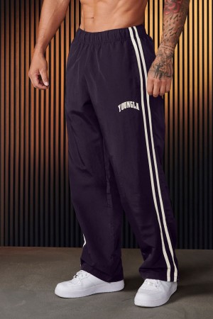 Young LA 249 - Flagship Track Pants Navy | Australia NDKXA-4061