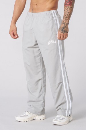 Young LA 249 - Flagship Track Pants New Colors Light Grey | Australia XEQJV-4675