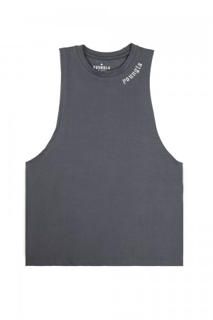 Young LA 303 Old English Tanks Grey | Australia YWOSD-2165