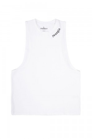 Young LA 303 Old English Tanks White | Australia EIQVD-0629