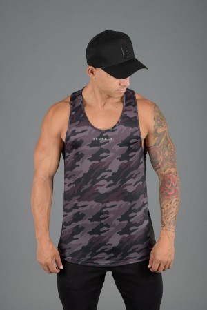 Young LA 305 Performance Line Tank Tops Camo | Australia XMBKC-9758