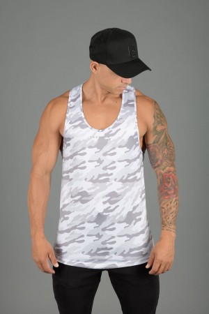 Young LA 305 Performance Line Tank Tops Camo | Australia RLNHO-9863