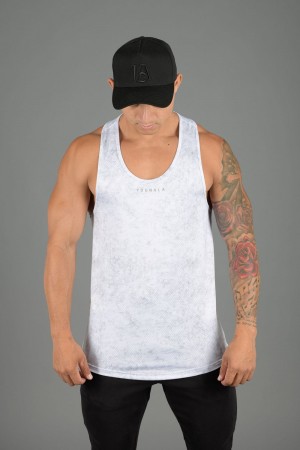 Young LA 305 Performance Line Tank Tops Light Grey | Australia MHDCF-8974