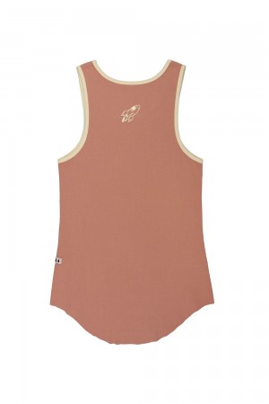 Young LA 313 Rocket Rib Tanks Beige | Australia XEMLG-2581