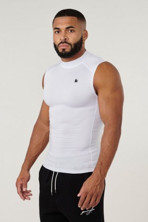 Young LA 315 - Stealth Compression Cut-Offs White | Australia DEQUG-3582