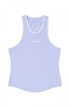 Young LA 319 - Pristine Tank Tops Purple | Australia MPVIS-7904